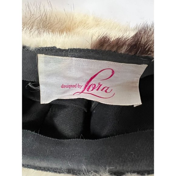 Vintage 60s Fur Hat Designed by Lora Made in USA main image 7